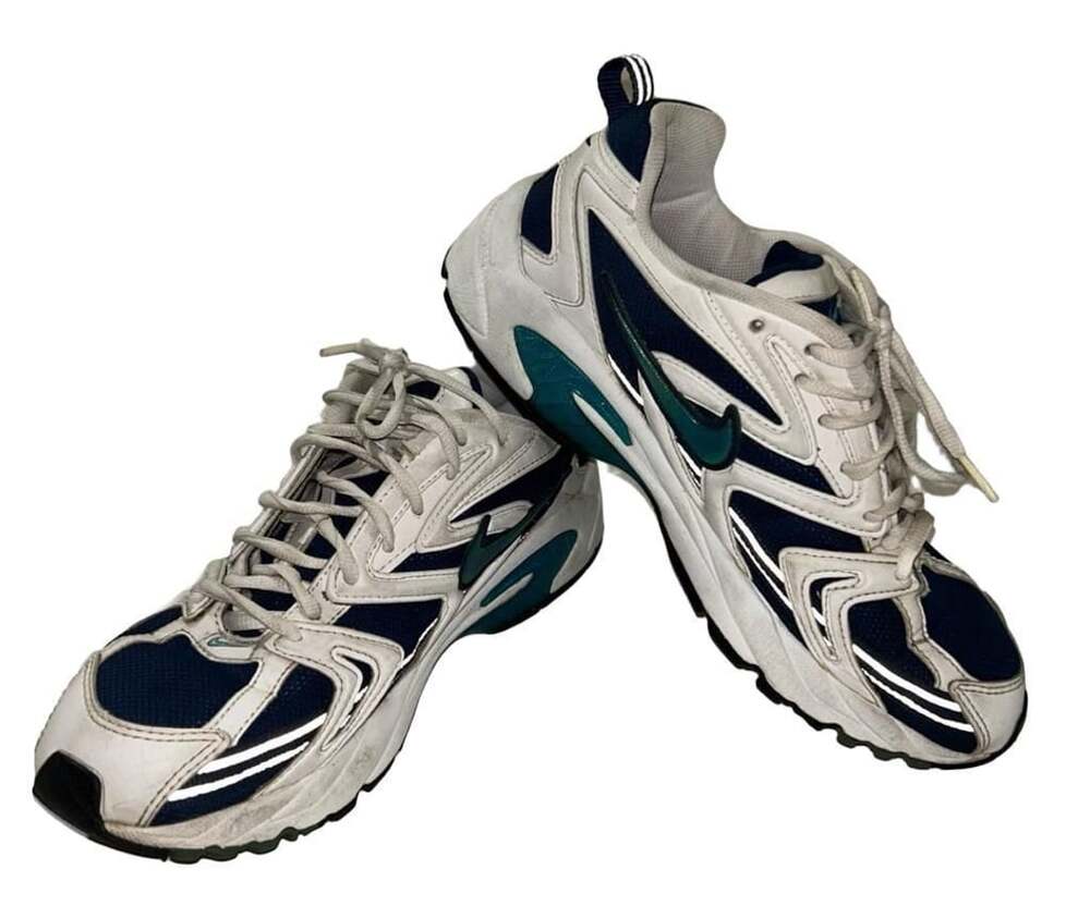 1998 Nike Air Alate White Navy Teal Retro Sneakers Men’s Size 9